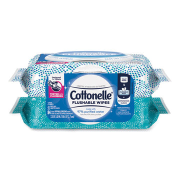 Cottonelle® Fresh Care Flushable Cleansing Cloths, White, 3.73 X 5.5, 84-pack freeshipping - TVN Wholesale